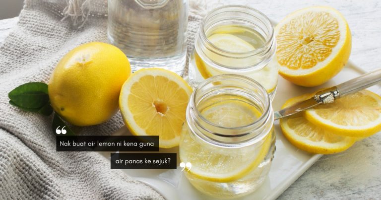 Rendam Air Lemon Dengan AIR PANAS ATAU SEJUK? Ini Jawapan Tepat Supaya Anda CEPAT KURUS