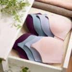 The Flex Smart Non-Wired Padded Bra comes in 4 colours, Aubergine, Stone, Morandi Grey and Soft Mauve