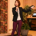 Natasha Mooy, Senior Marketing Manager, Malaysia & Singapore for Triumph & sloggi introducing the new BVP rebranding and launch of Flex Smart collection