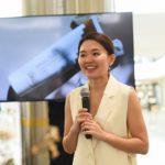 Photo of the spokesperson introducing the hero product, Argiltubo