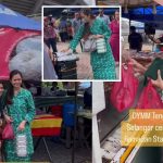 gaya santai tengku permaisuri selangor ke bazar ramadan
