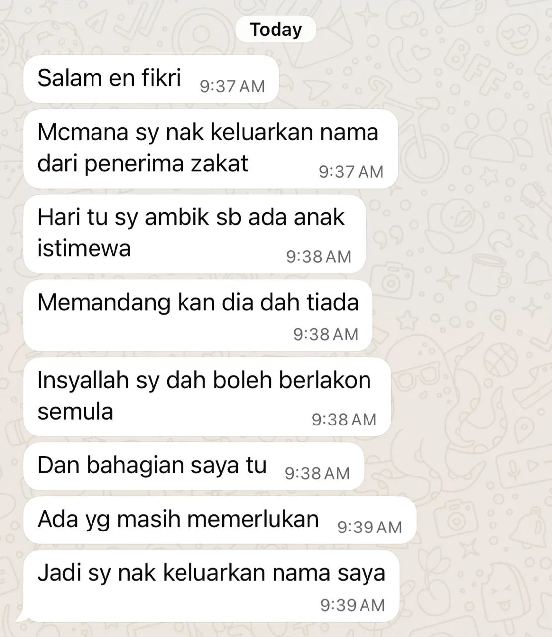 Tak Mahu Ambil Hak Orang, Kemuliaan Hati Ainina Ahmad B Keluar Senarai Penerima Bantuan Zakat Dipuji!