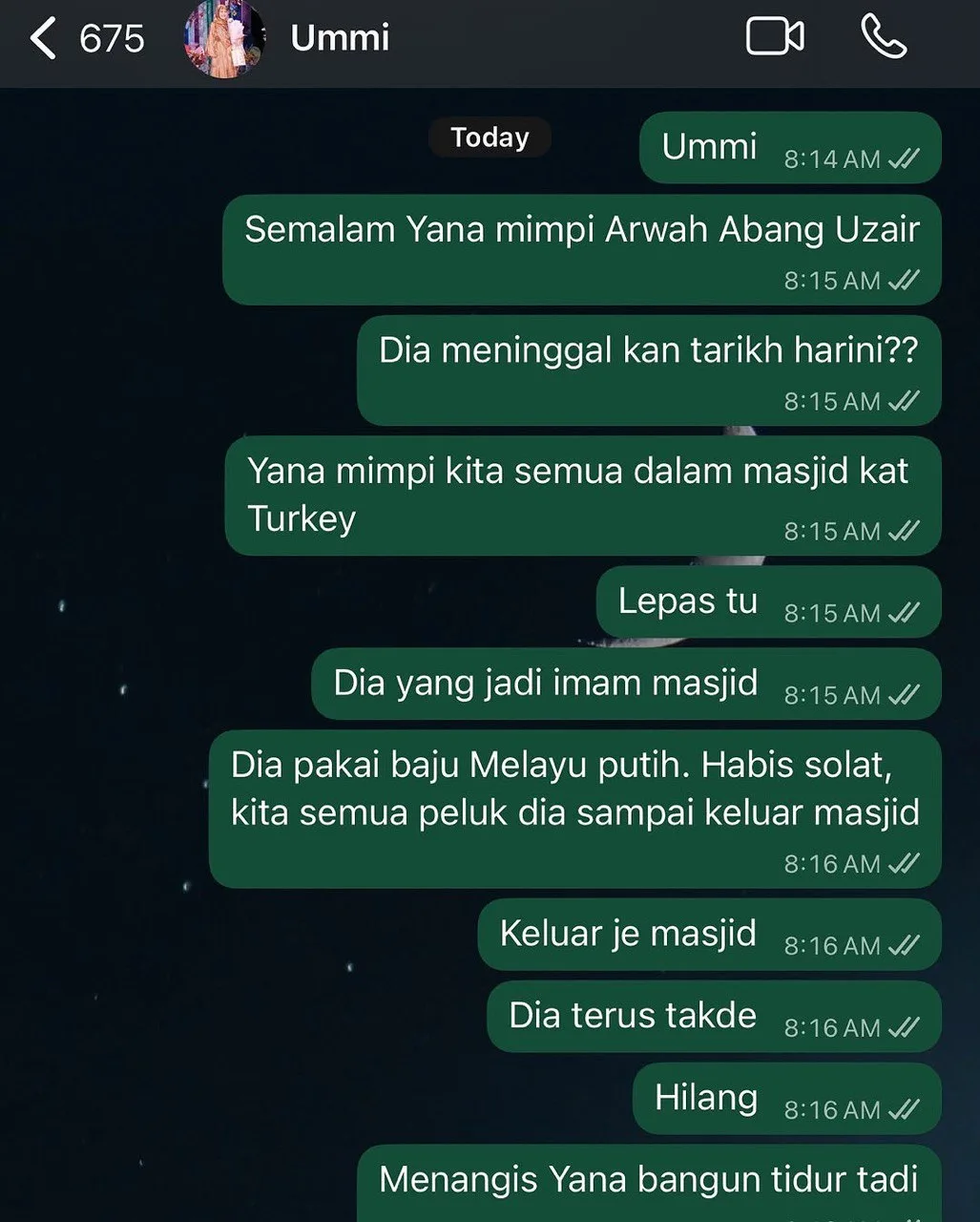 “Menangis Teresak-Esak, Bantal Aku Basah.” Mimpi Arwah Abang Tersayang UYAINA Luah Rasa Rindu