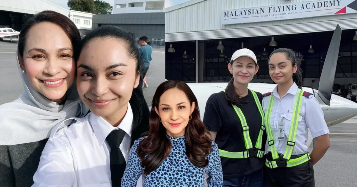 “Alhamdulillah, Congrats My Ellisa,” Pelakon Aleza Shadan Luah Rasa Syukur Anak Gadis Bakal Jadi Pilot!