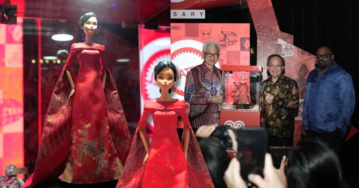 Barbie Edisi Indonesia Sempena Ulang Tahun Mattel & Kemerdekaan RI ke-80, Pakai Gaun Batik!