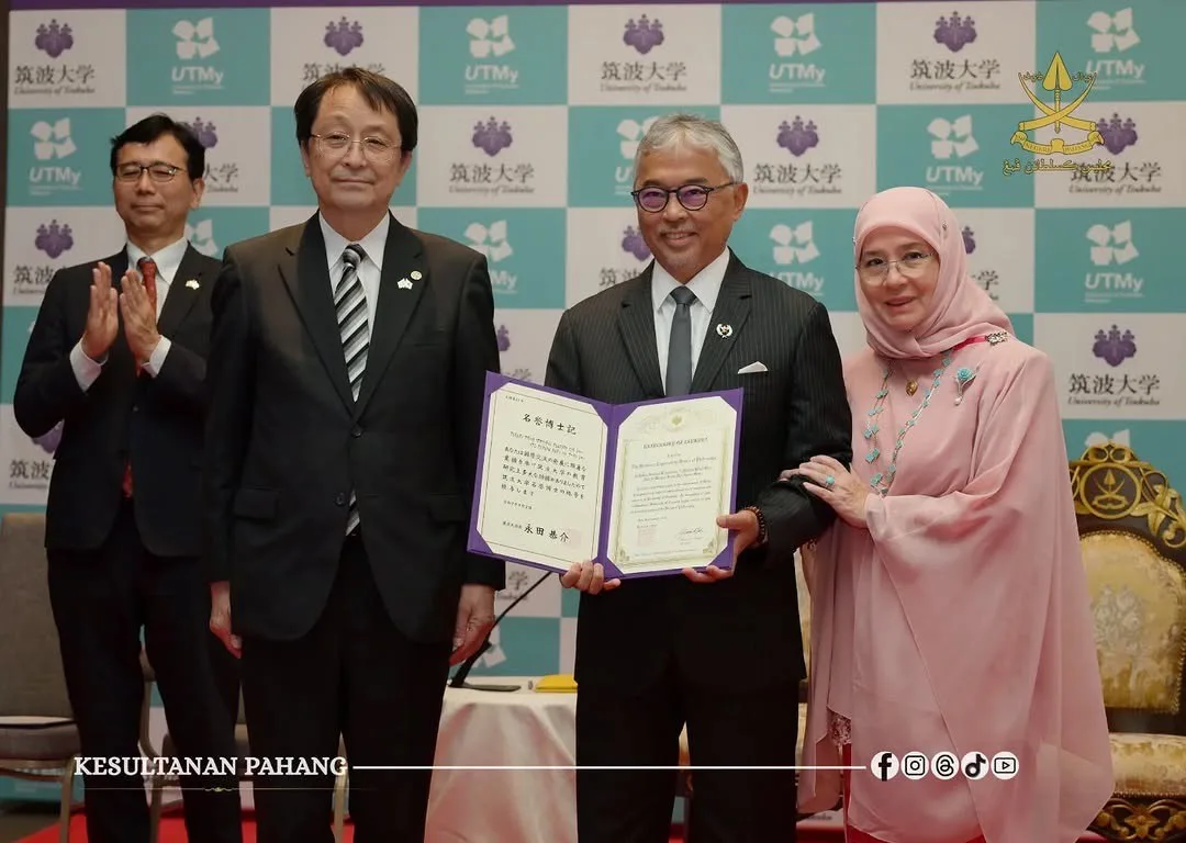 Sumbangan Dalam Bidang Sukan & Pendidikan, Sultan Pahang Terima Ijazah Kehormat Kedoktoran Dari Universiti Tsukuba, Jepun 15 Sumbangan Dalam Bidang Sukan & Pendidikan, Sultan Pahang Terima Ijazah Kehormat Kedoktoran Dari Universiti Tsukuba, Jepun