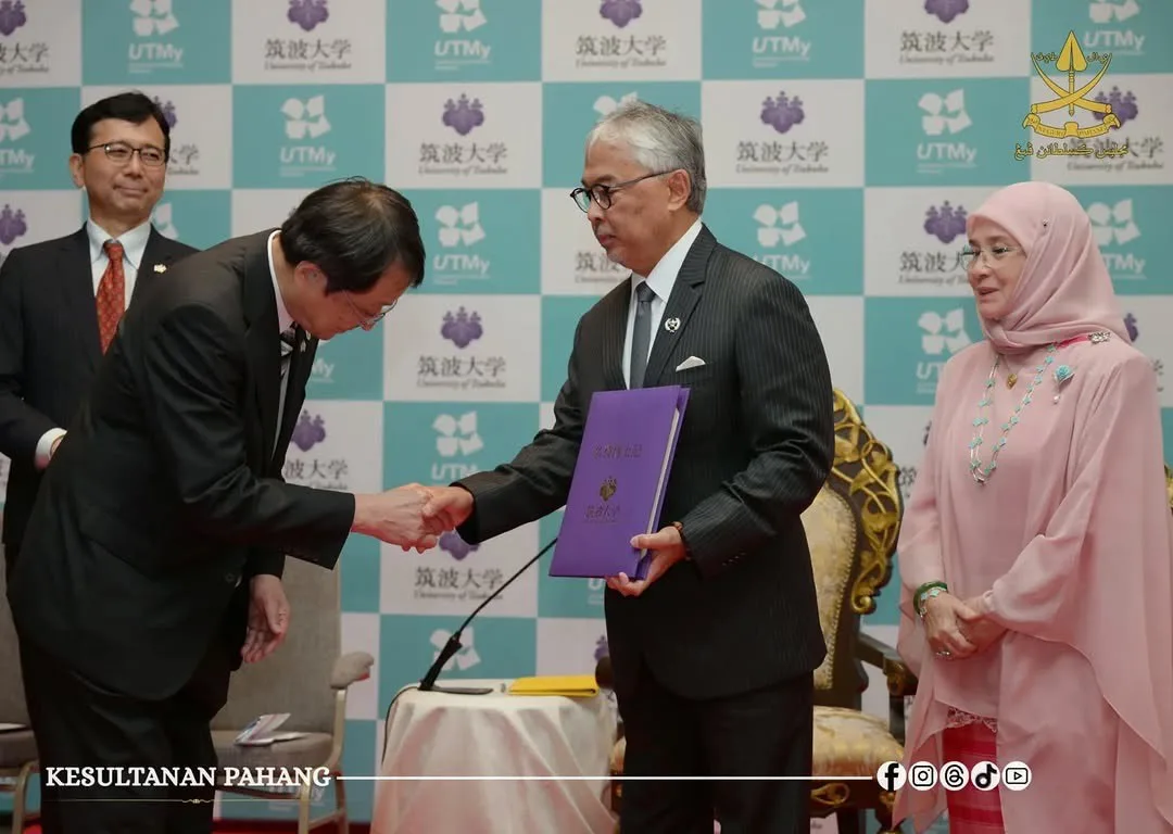 Sumbangan Dalam Bidang Sukan & Pendidikan, Sultan Pahang Terima Ijazah Kehormat Kedoktoran Dari Universiti Tsukuba, Jepun 18 Sumbangan Dalam Bidang Sukan & Pendidikan, Sultan Pahang Terima Ijazah Kehormat Kedoktoran Dari Universiti Tsukuba, Jepun