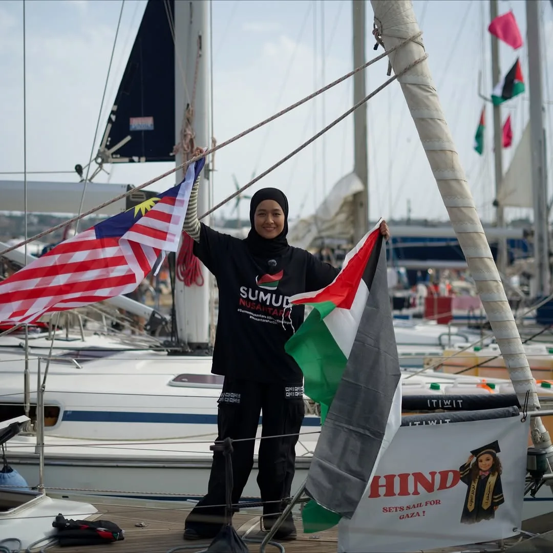 "Bot Bergegar, Rasa Luruh Jantung!" Farah Lee Saksi Detik Mencemaskan Dalam Misi Global Sumud Flotilla 25 “Bot Bergegar, Rasa Luruh Jantung!” Farah Lee Saksi Detik Mencemaskan Dalam Misi Global Sumud Flotilla