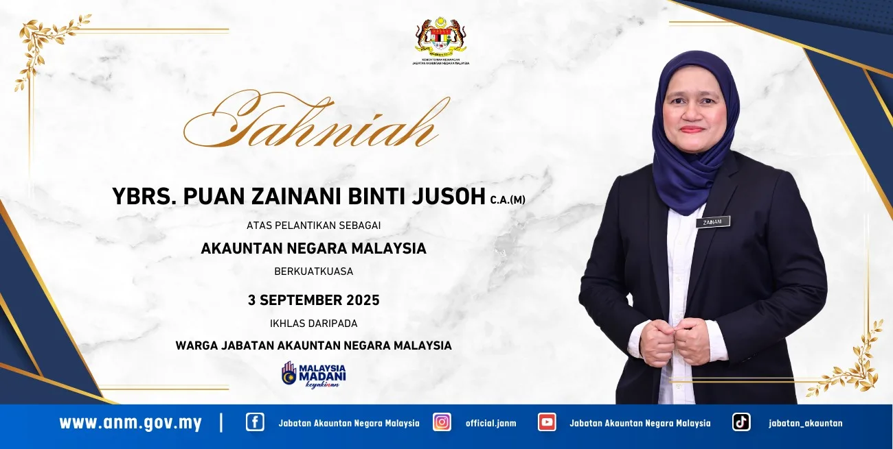 Anak Tanah Merah, Kelantan Dilantik Akauntan Negara, Zainani Jusoh Urus Wang Amanah Rakyat