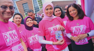 Pink Ribbon Run 2025 Simbol Solidariti Kesedaran Kanser Payudara