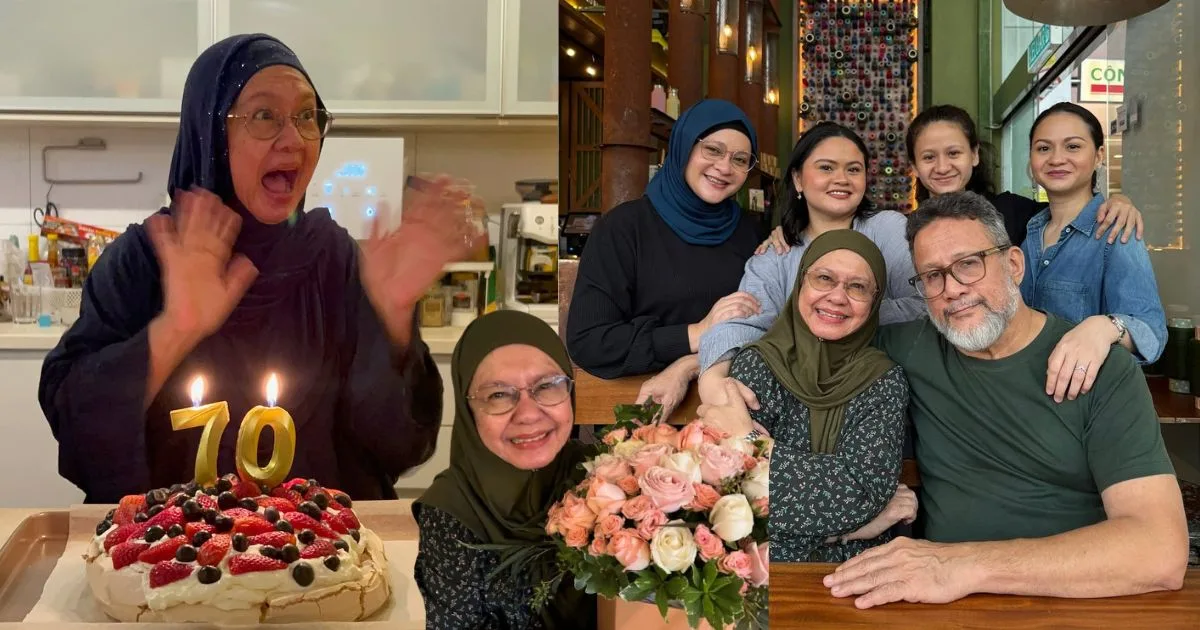 Genap Usia 70, Rezeki Fatimah Abu Bakar Dikurnia Tubuh Badan Sihat & Keluarga Bahagia!