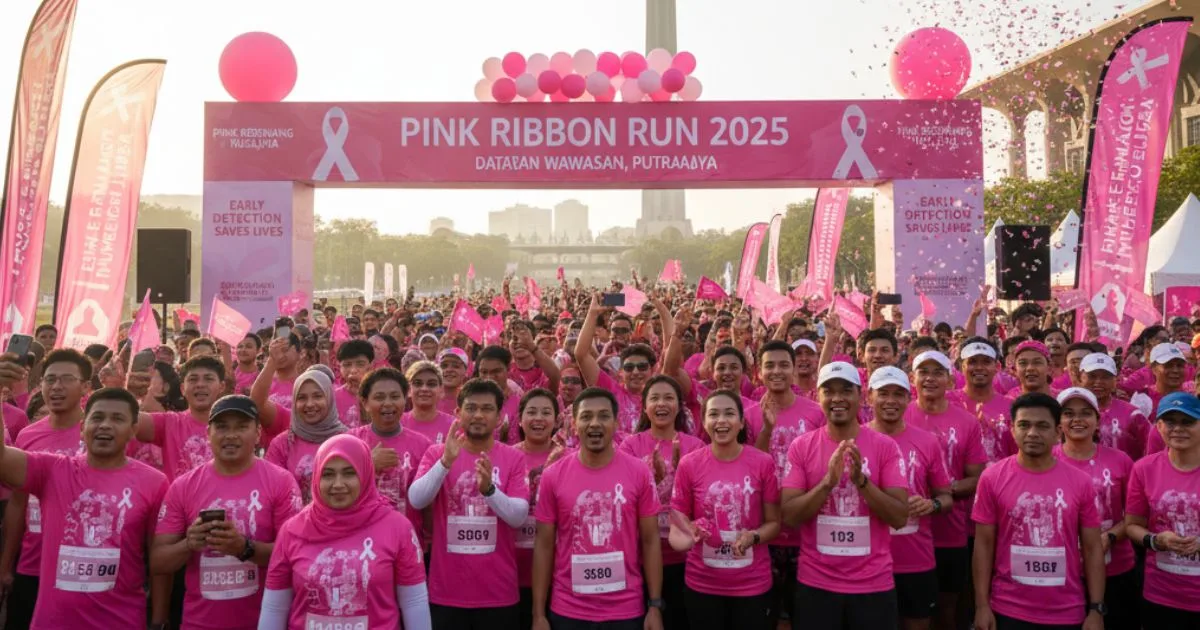Ayuh Raikan Pink Ribbon Run 2025, Acara Larian Paling Menyeronokkan Demi Selamatkan Nyawa Wanita!