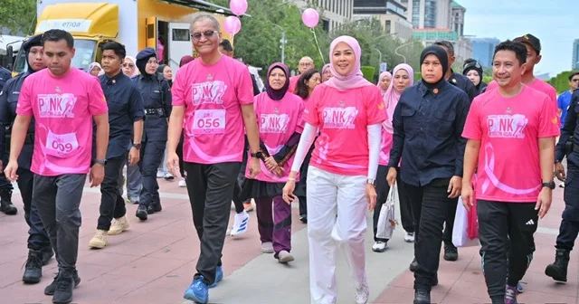 Pink Ribbon Run 2025 Simbol Solidariti Kesedaran Kanser Payudara