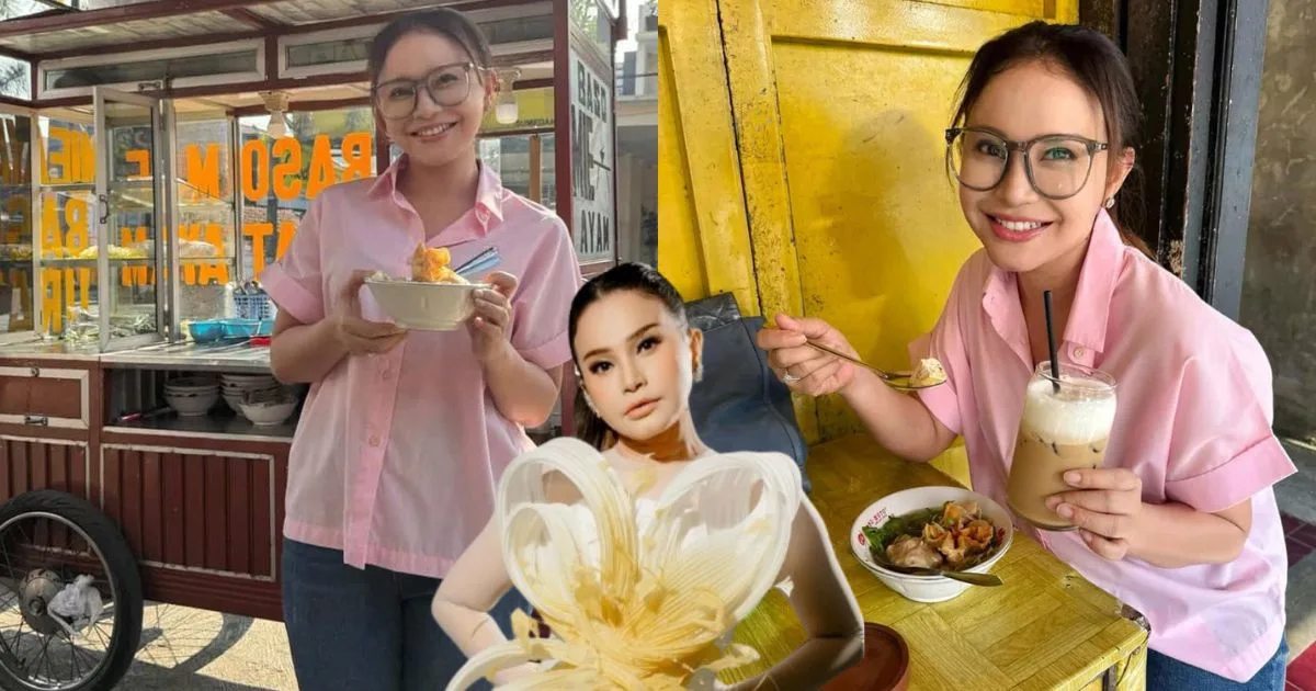 Kongsi Momen Ketika Membeli Makanan Di Gerai Tepi Jalan, Penampilan Sederhana Rossa Raih Perhatian