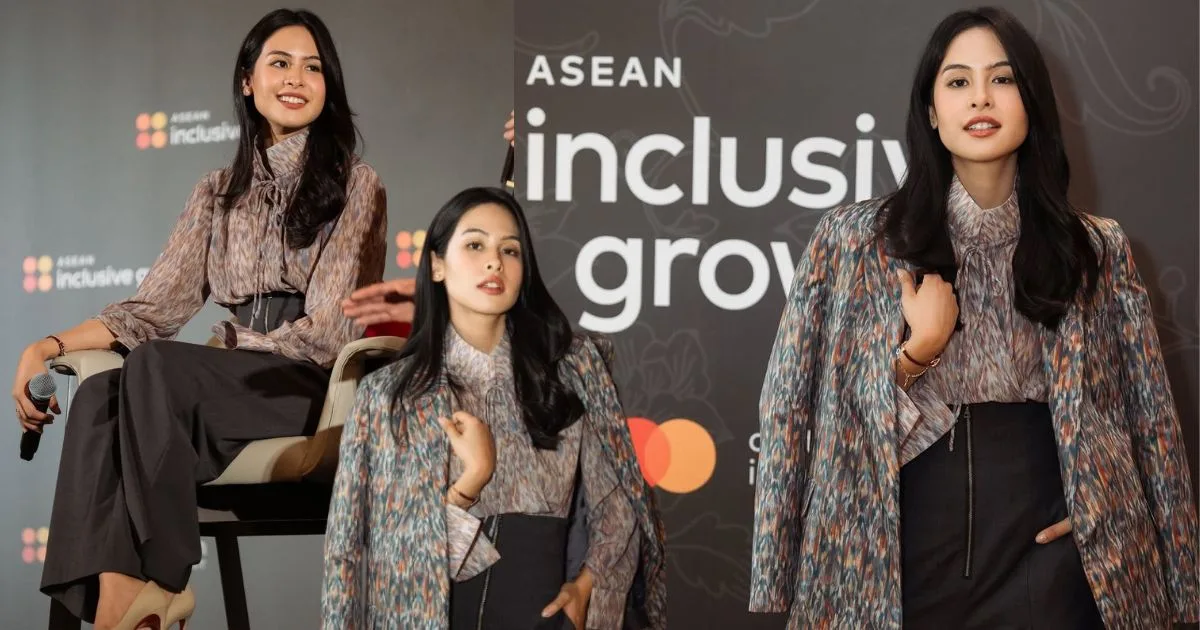 Gaya Elegan 'Lady Boss' Maudy Ayunda Saat Hadiri Forum ASEAN Cetus Inspirasi