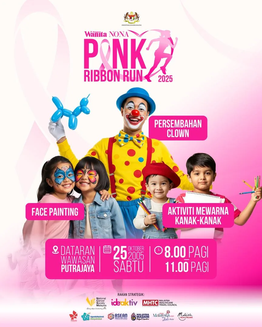 Ayuh Raikan Pink Ribbon Run 2025, Acara Larian Paling Menyeronokkan Demi Selamatkan Nyawa Wanita!