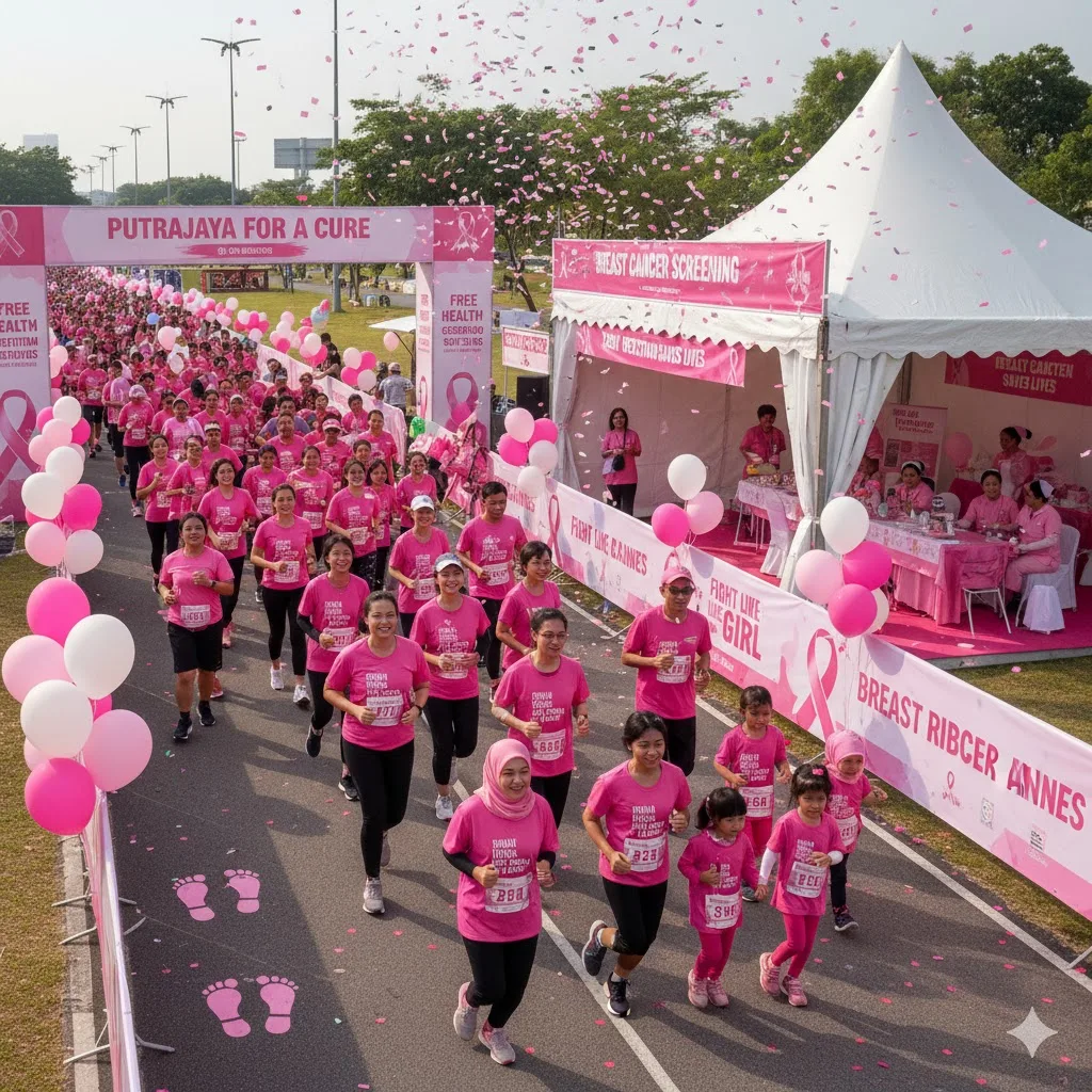 Ayuh Raikan Pink Ribbon Run 2025, Acara Larian Paling Menyeronokkan Demi Selamatkan Nyawa Wanita!