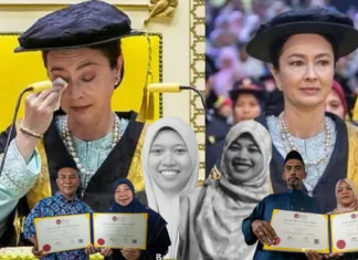 Air Mata Tuanku Zara Di Pentas Konvokesyen Ijazah Anumerta Buat Arwah Nurly & Fatin