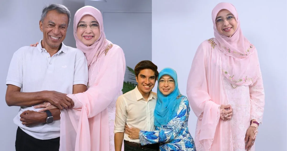 Di Rumah Pun Tetap Berhias Cantik Untuk Suami, Shariffah Mahani Cukup Jaga Penampilan Walau Usia 65!
