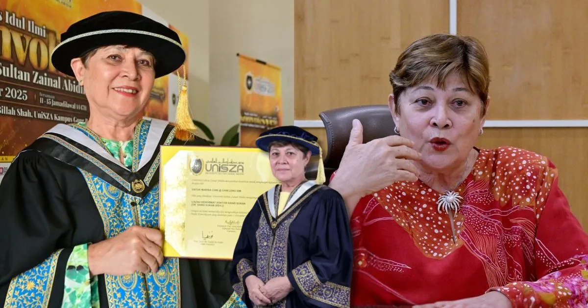 Datuk Marina Chin Terima Ijazah Kehormat Doktor Sains Sukan UniSZA, Legenda Sukan Malaysia Terus Menyala