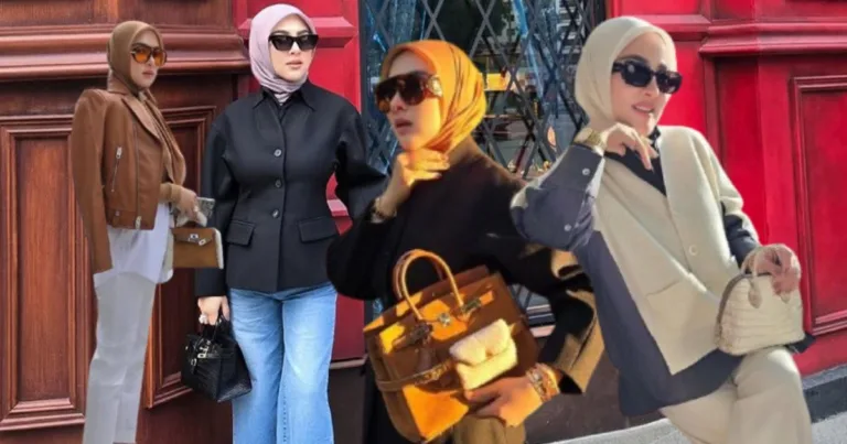Gaya OOTD Syahrini Di Jepun Serba Berjenama, Bawa 7 Koleksi Beg Hermes Mewah
