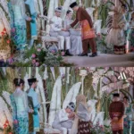 Malam tadi, kedua mempelai, Sara Sabrina dan Mohamed Yusuf Al Sadiq diraikan dalam Majlis Reseps (1)