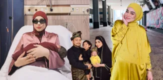 Uyaina Arshad Selamat Bersalin Anak Lelaki Ketiga
