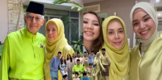 Puan Sri Normala Samsudin Sambut Raya Sederhana