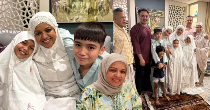 Tan Sri Shahrizat Bahagia Solat Tarawih Berjemaah Bersama Keluarga