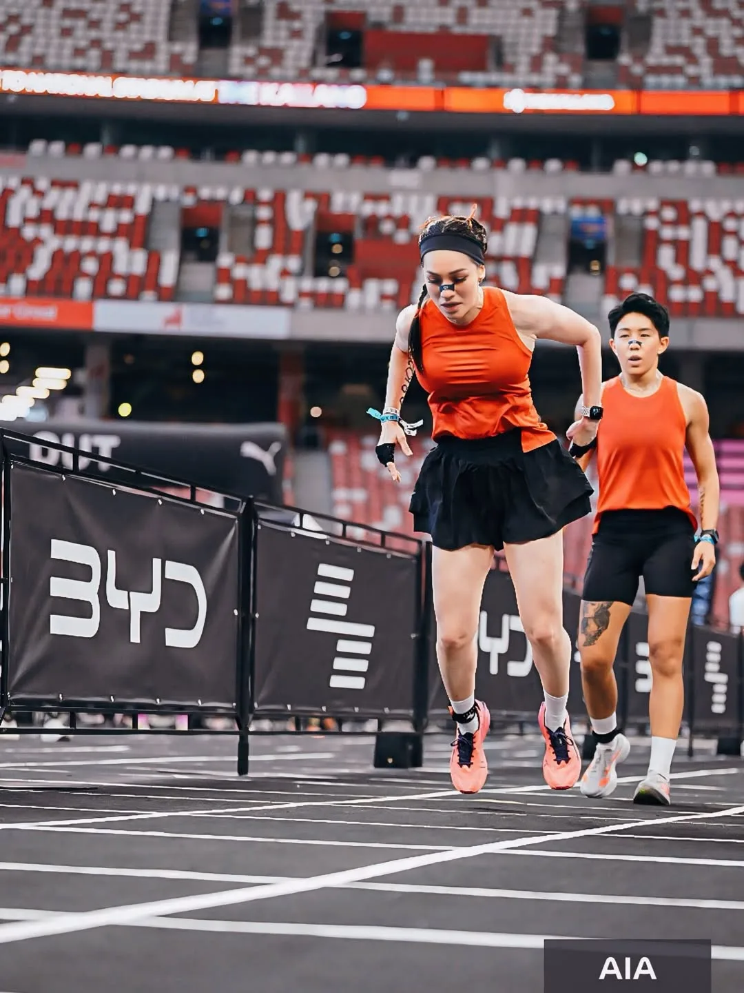 Nadia Annuar Bukti Kekuatan Diri Di HYROX Singapura, Kagum Tahap Fitness Usia 42 Tahun! 18 Nadia Annuar Bukti Kekuatan Diri Di HYROX Singapura, Kagum Tahap Fitness Usia 42 Tahun!