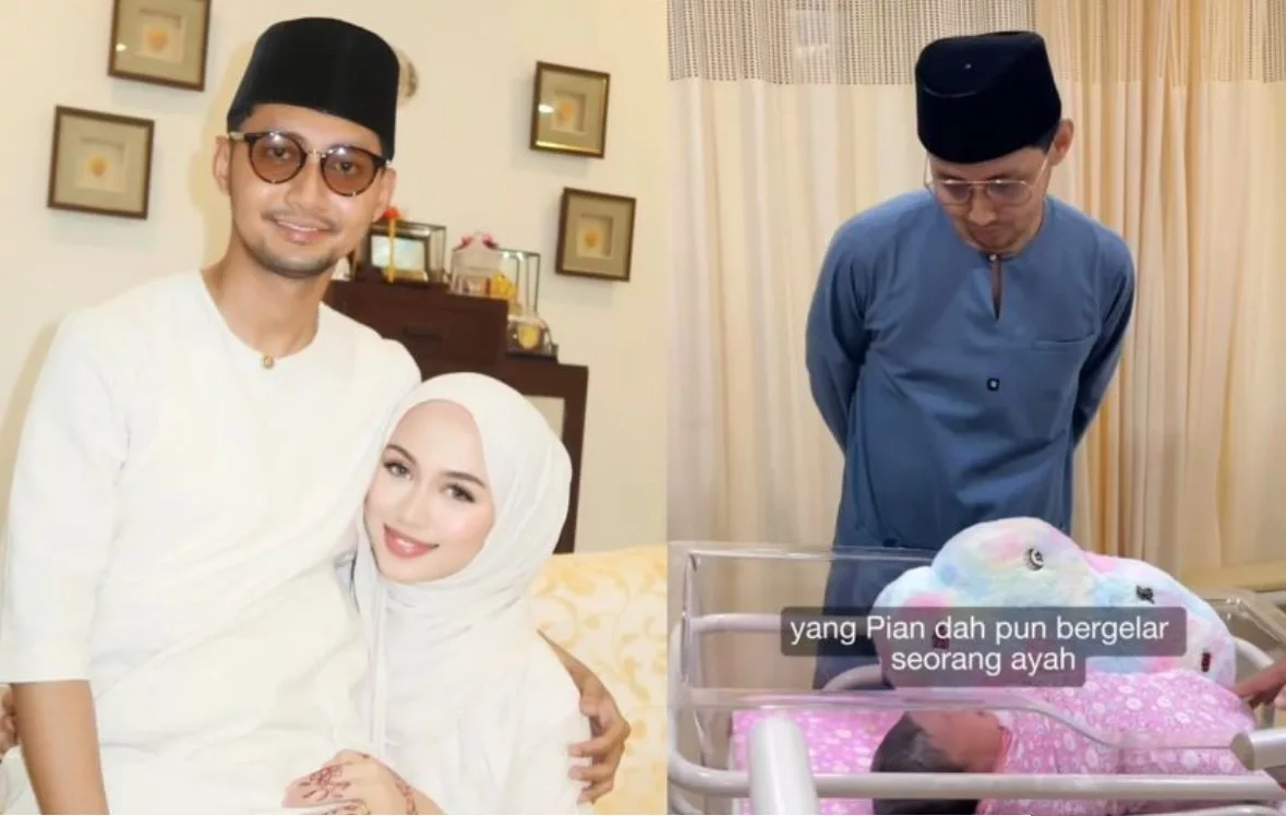 Isteri Sufian Suhaimi Selamat Bersalin Zuriat Pertama, Rezeki Dapat Bayi Perempuan Comel & Sihat