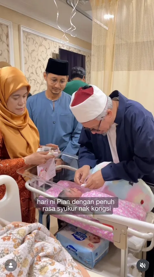 Isteri Sufian Suhaimi Selamat Bersalin Zuriat Pertama, Rezeki Dapat Bayi Perempuan Comel & Sihat