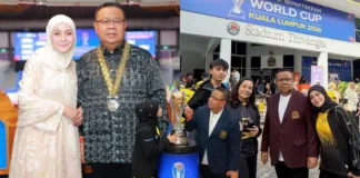 Datuk Sumali & Datin Anne Ngasri Bangga Kejayaan Pasukan Sepak Takraw