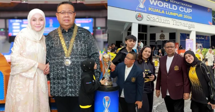 Datuk Sumali & Datin Anne Ngasri Bangga Kejayaan Pasukan Sepak Takraw Datuk Sumali & Datin Anne Ngasri Bangga Kejayaan Pasukan Sepak Takraw