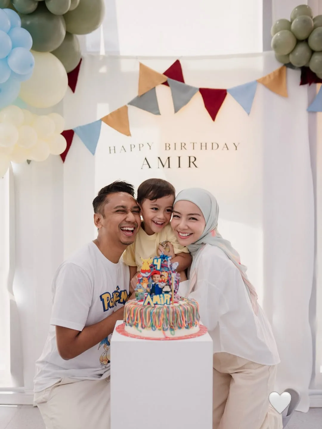 Wan Khair Amir Anugerah Terindah, Mira Filzah Luah Rasa Syukur Anak Genap Usia 4 Tahun!