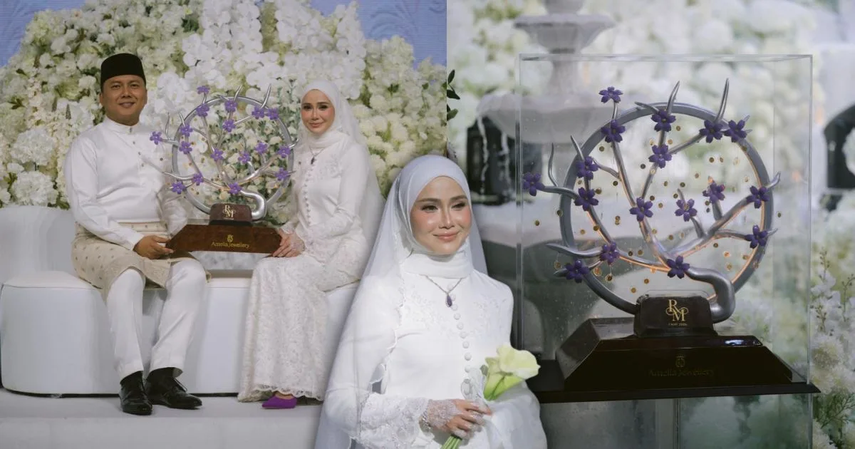 Hantaran 'Pokok Emas Sakura Ungu' Sempena Perkahwinan Radin & Mira Raih Tumpuan, Siap Ada Gold Bar! 10 Hantaran 'Pokok Emas Sakura Ungu' Sempena Perkahwinan Radin & Mira Raih Tumpuan, Siap Ada Gold Bar!