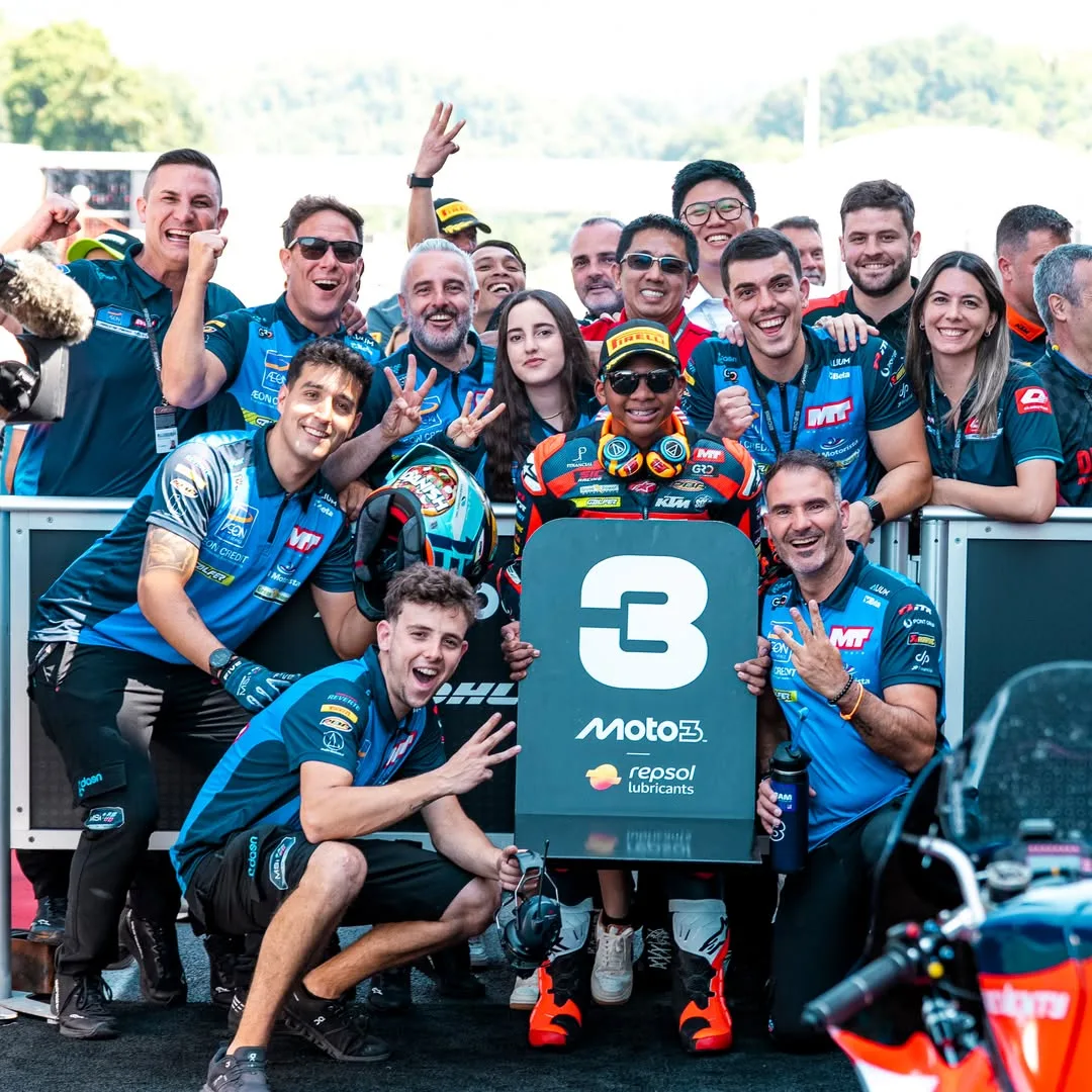 Berusia 18 Tahun, Hakim Danish Tamatkan Kemarau Podium Moto3 & Lakar Sejarah Di Grand Prix Itali!