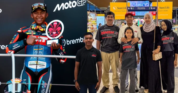 Hakim Danish Cipta Sejarah Moto3 Negara