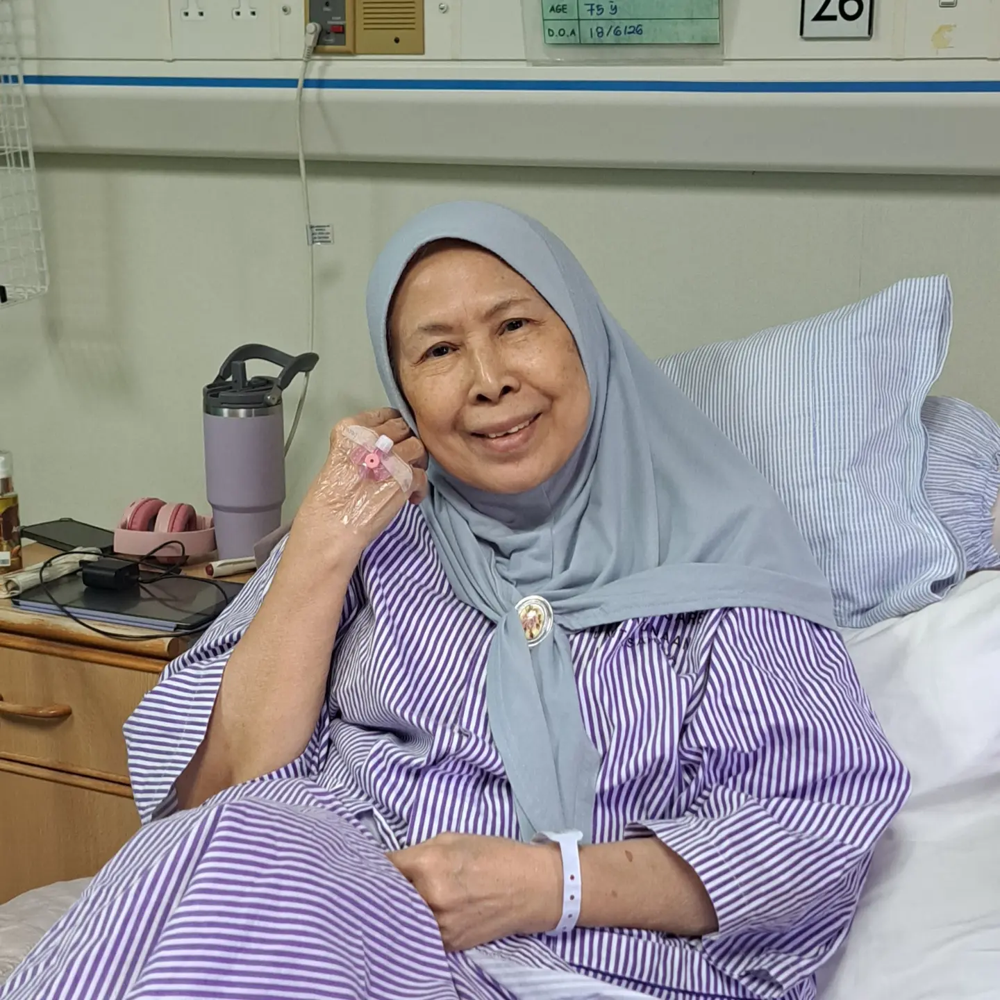 Selamat Jalani Pembedahan Lutut Usia 75 Tahun, Dida Sinclair Syukur Lebih Sihat & Hargai Sokongan Keluarga
