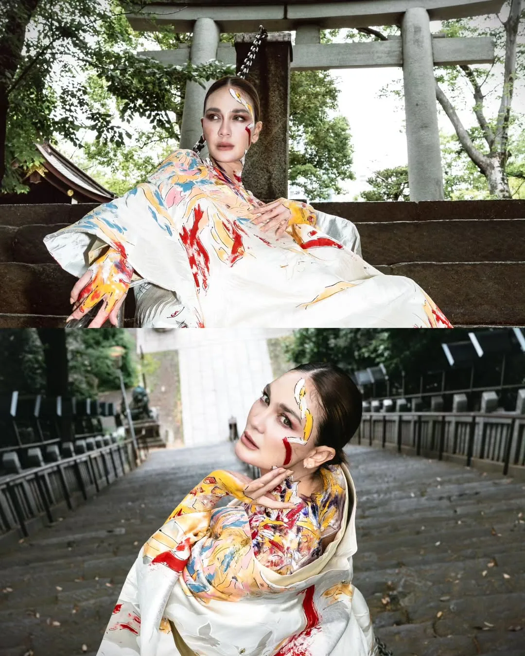 Luna Maya & Elisa Chana Cipta Magis Seni di Tokyo, Jepun, Secantik Lukisan Hidup! 14 Luna Maya & Elisa Chana Cipta Magis Seni di Tokyo, Jepun, Secantik Lukisan Hidup!