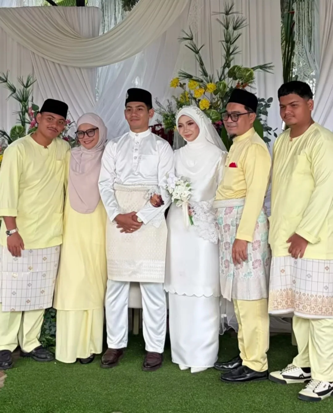 Wahid Senario & Isteri Terima Menantu, Waiz Wahid Selamat Bergelar Suami Lepas 4 Bulan Bertunang!