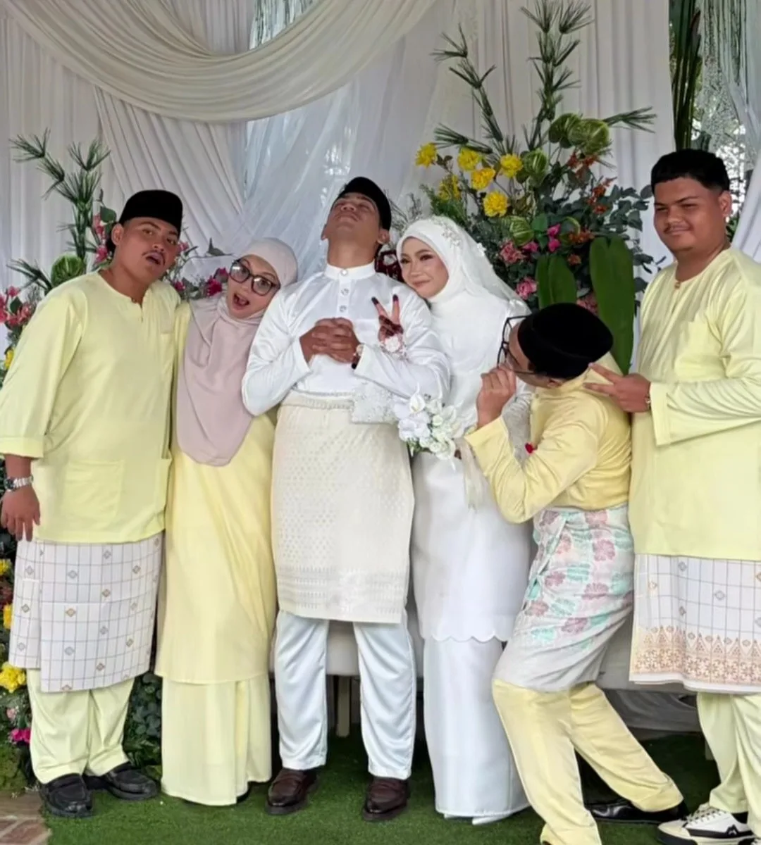 Wahid Senario & Isteri Terima Menantu, Waiz Wahid Selamat Bergelar Suami Lepas 4 Bulan Bertunang!