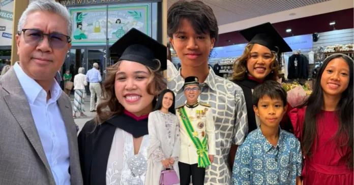 Tengku Datuk Seri Zafrul Hadiri Konvokesyen Anak, Tengku Zahra Jasmina