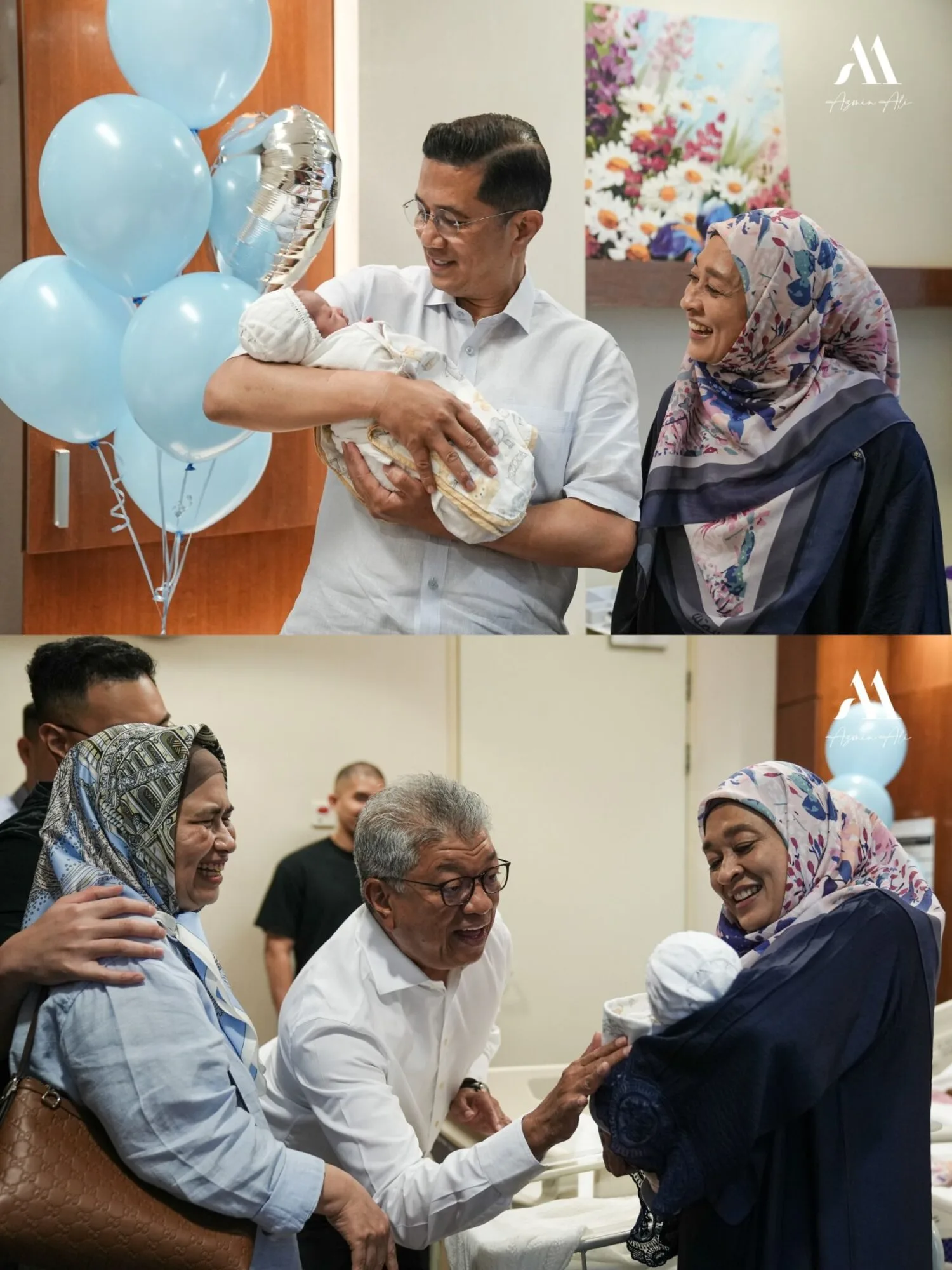 Timang Cucu Lelaki, Dato’ Seri Azmin Ali Syukur Kelahiran Cucu Ke-8 Diberi Nama Wan Aslan Ali! 11 Timang Cucu Lelaki, Dato’ Seri Azmin Ali Syukur Kelahiran Cucu Ke-8 Diberi Nama Wan Aslan Ali!
