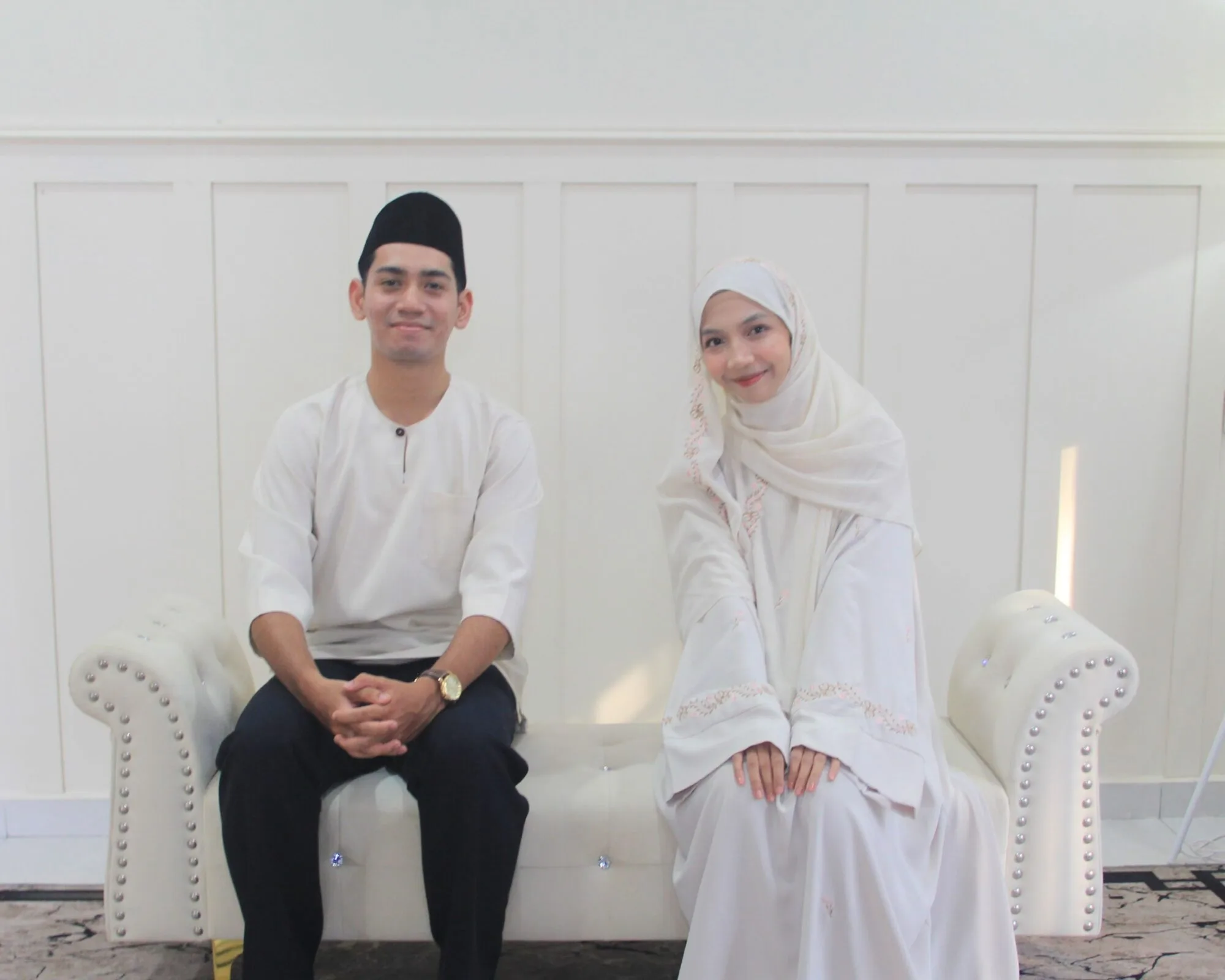 Wahid Senario & Isteri Terima Menantu, Waiz Wahid Selamat Bergelar Suami Lepas 4 Bulan Bertunang!