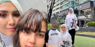 Shikin maembong Pakai Tudung