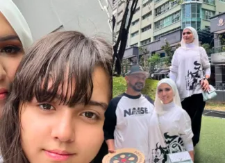Shikin maembong Pakai Tudung