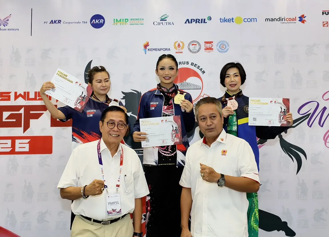 Kris Dayanti Raih Dua Pingat Emas Wushu Pada Usia 51 Tahun, Nenek Dua Cucu Kekal Jelita