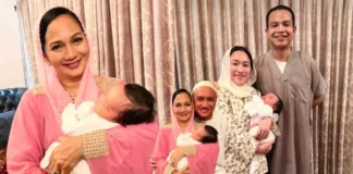 Datuk Seri Sheila Majid Rai Majlis Akikah Cucu Sulung