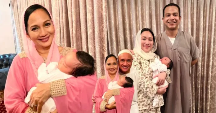 Datuk Seri Sheila Majid Rai Majlis Akikah Cucu Sulung Datuk Seri Sheila Majid Rai Majlis Akikah Cucu Sulung